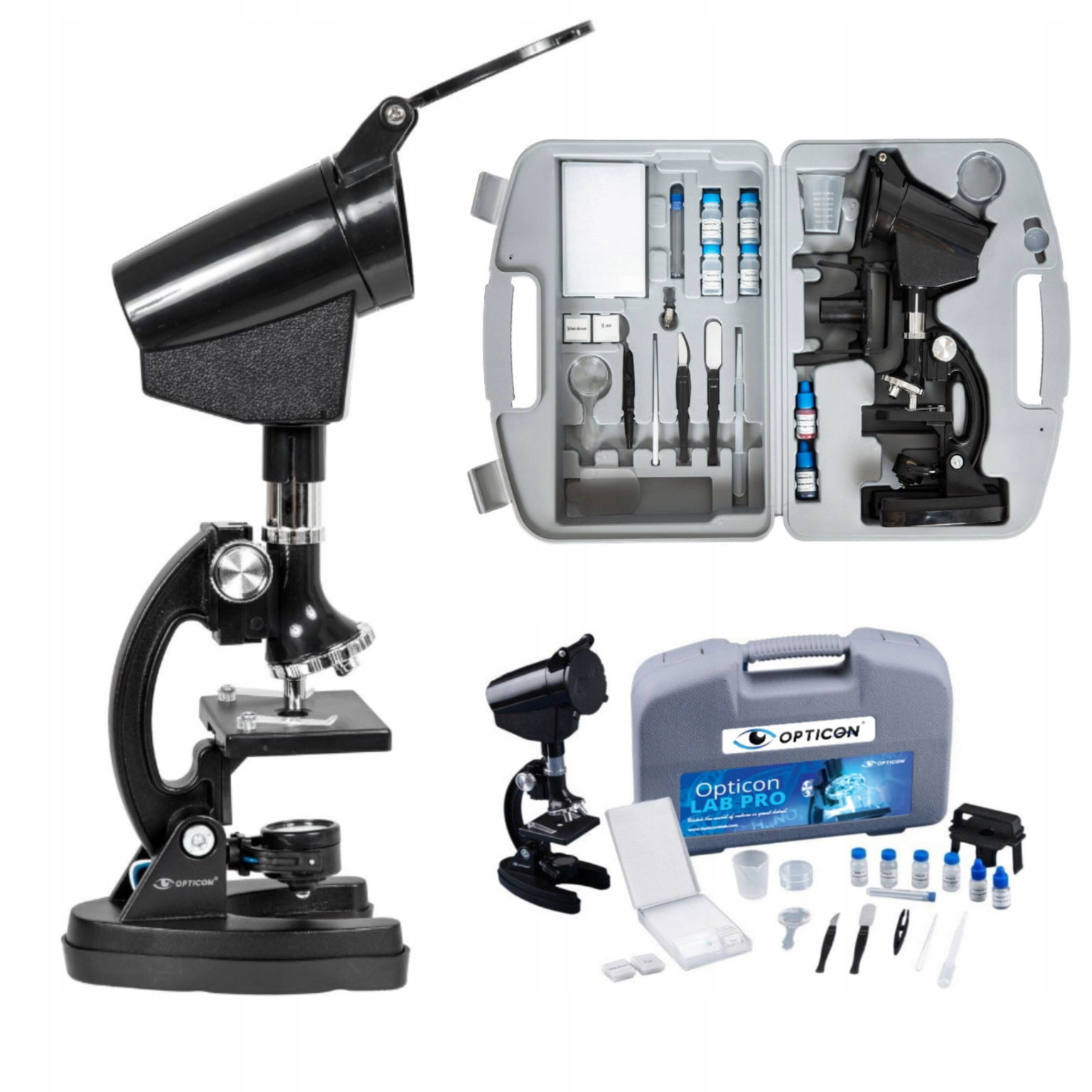 Mikroskop Opticon Lab Pro 1200x príslušenstvo
