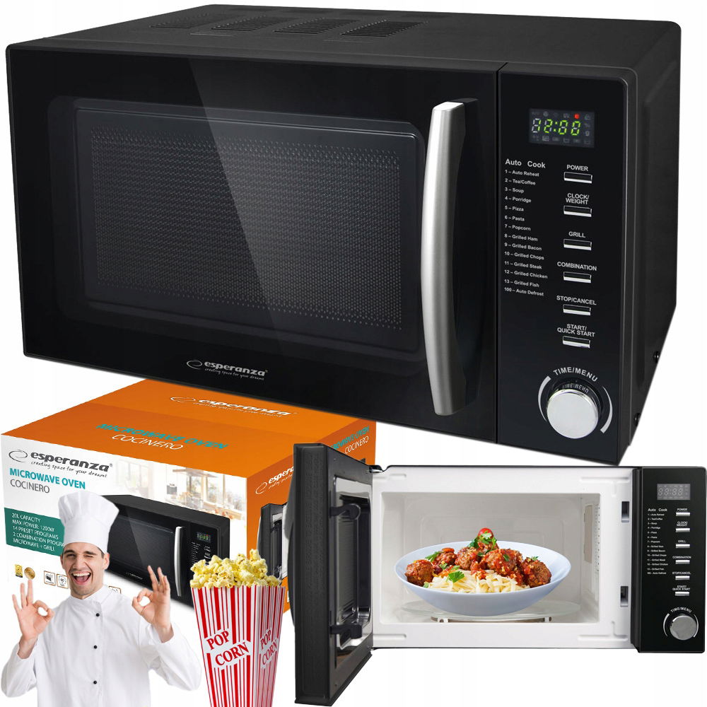 Mikrovlnná Rúra 20 L 700 W Esperanza