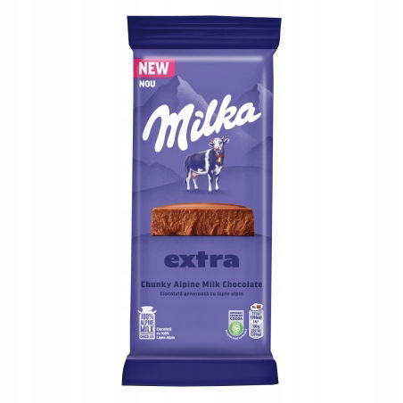 Milka Extra Alpinemilk 190g Klasická