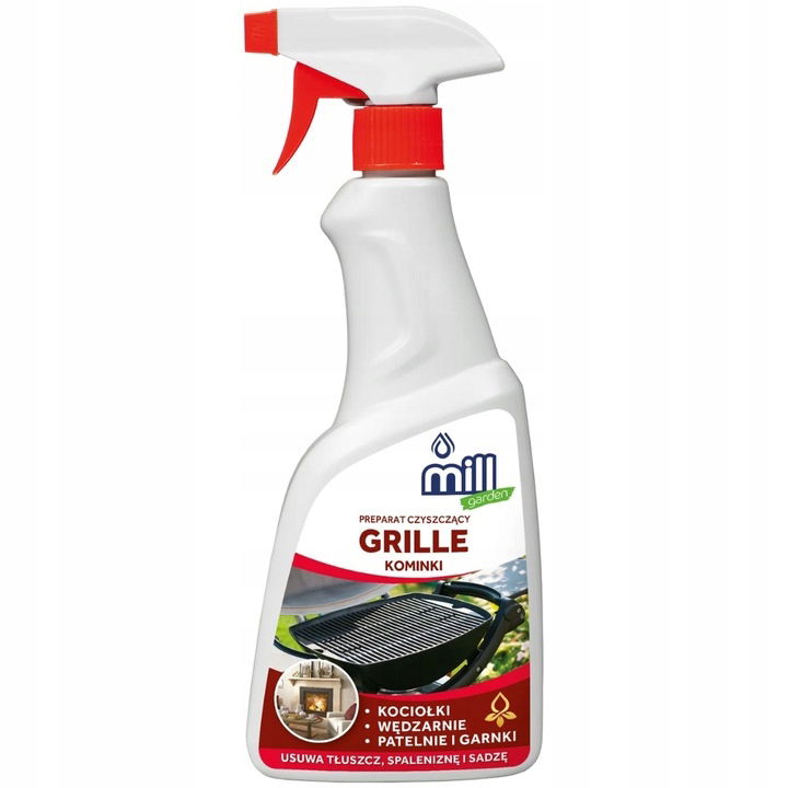 MILL 555 ml Čistiaci prípravok na grily, kotlíky, krby