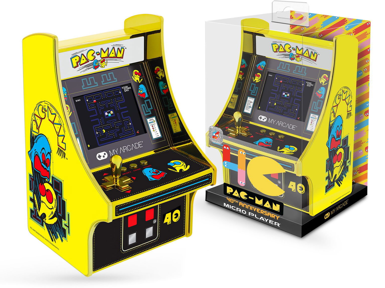 Mini Prenosná Konzola Retro Pac-man Hra DGUNL-3290