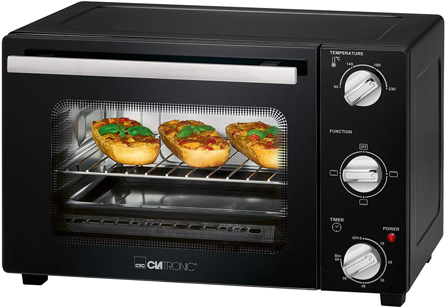 Mini rúra Clatronic Mbg 3726 20 l čierna