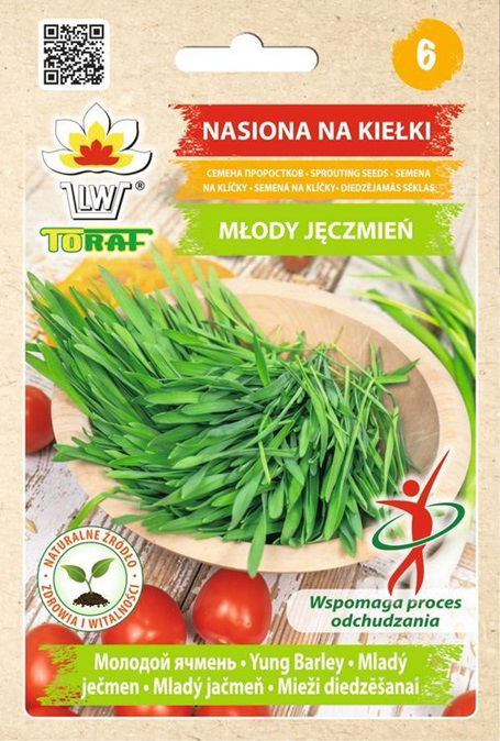 Mladý Jačmeň – semená na klíčky (toraf)