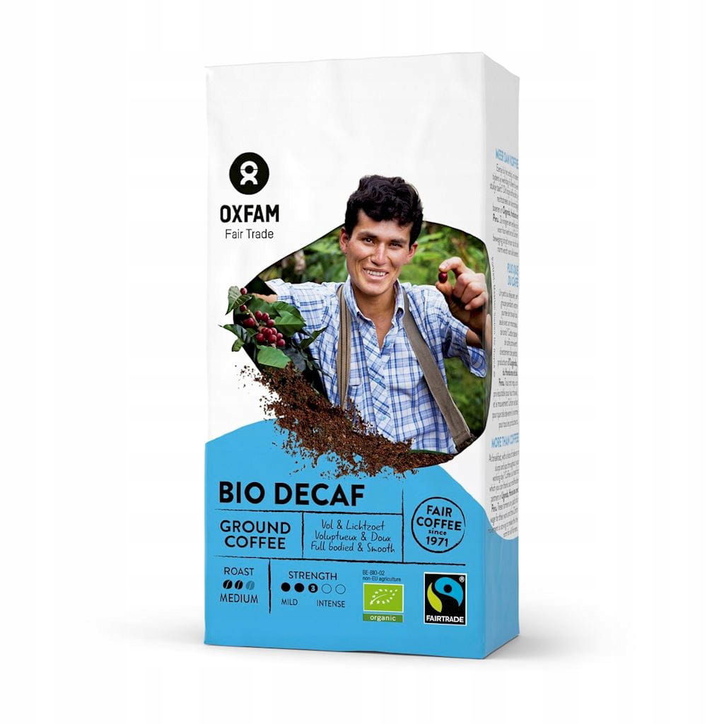Mletá Káva Bez Kofeínu Arabica/robusta Fair Trade Bio 250 g Oxfam