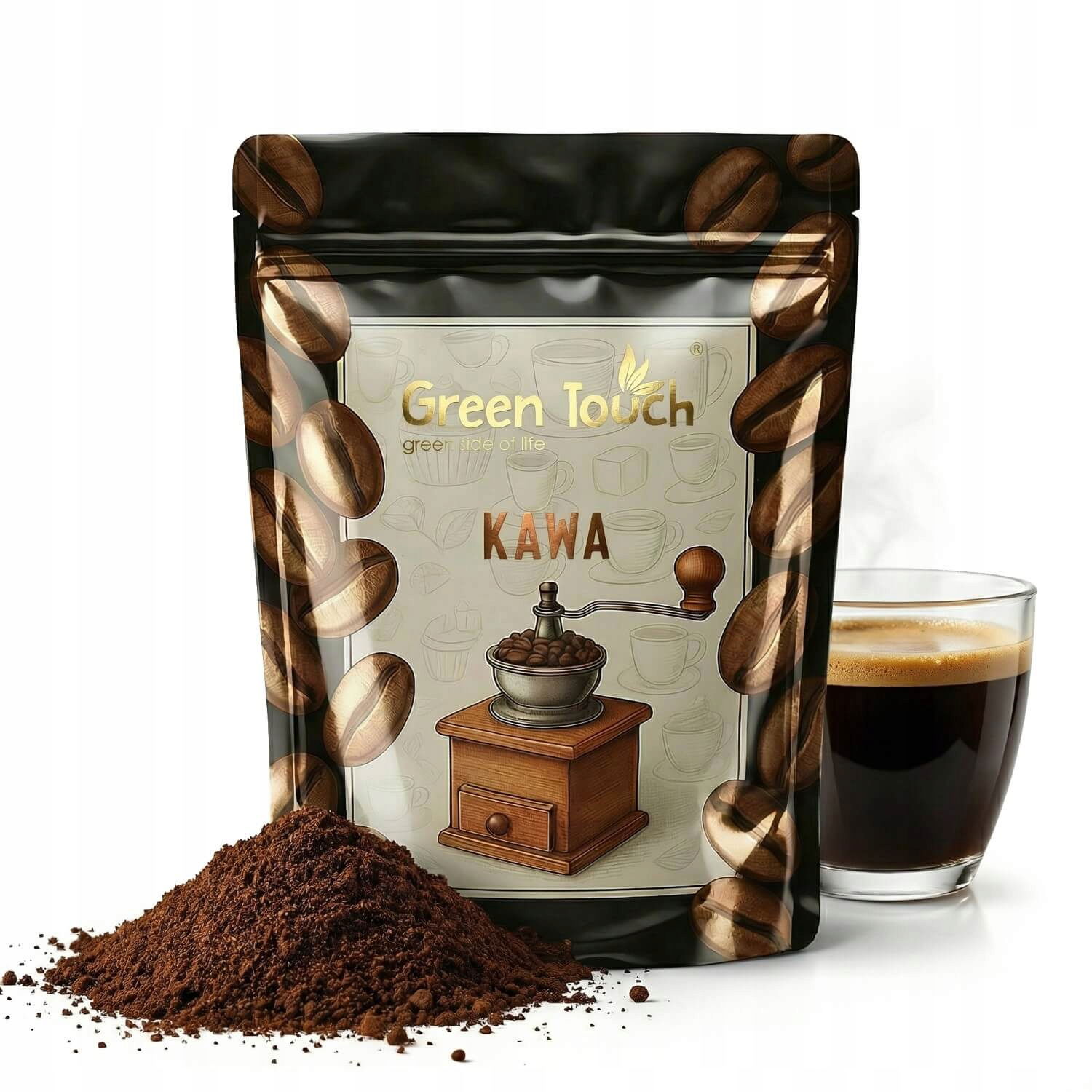 Mletá káva Kolumbia Supremo Medelin 100 % arabica 200 g Green Touch