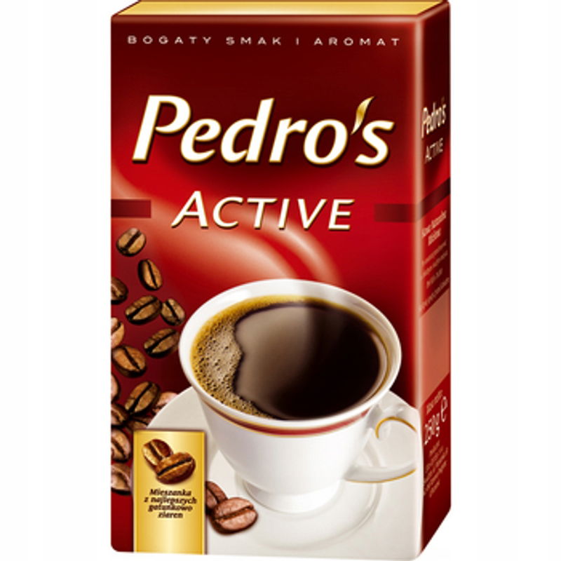 Mletá káva Pedro's Active vac 500G