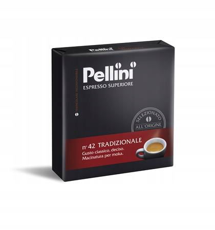 Mletá káva Pellini no 42 Tradizionale 2x250g priamo z Talianska