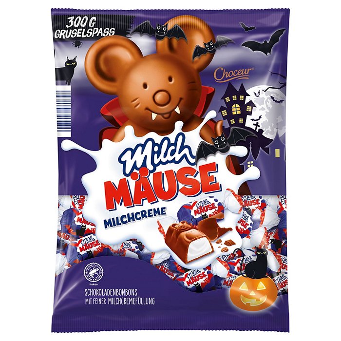 Mliečne cukríky Myšky 300 g Choceur z Nemecka