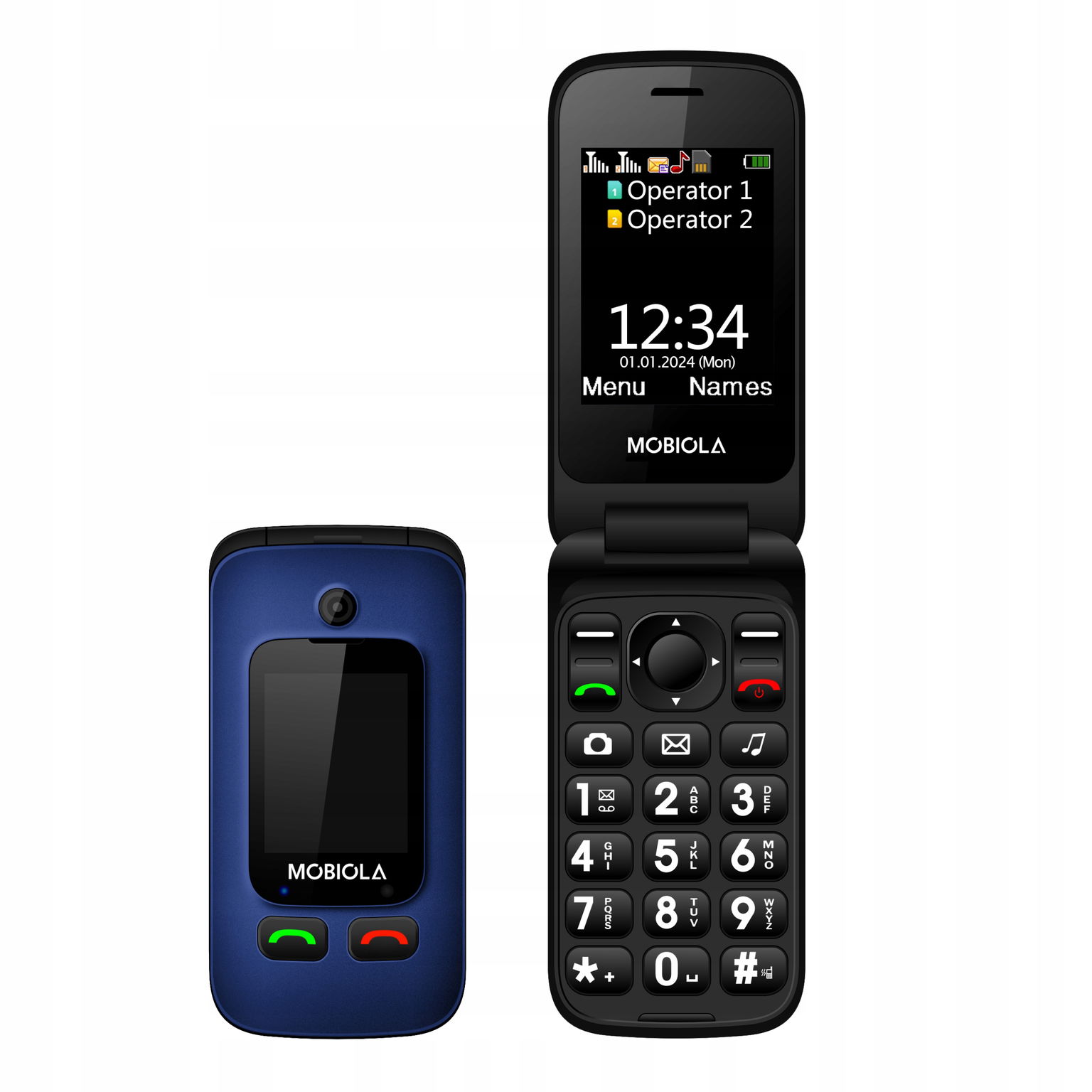 Mobiola MB610, modrá
