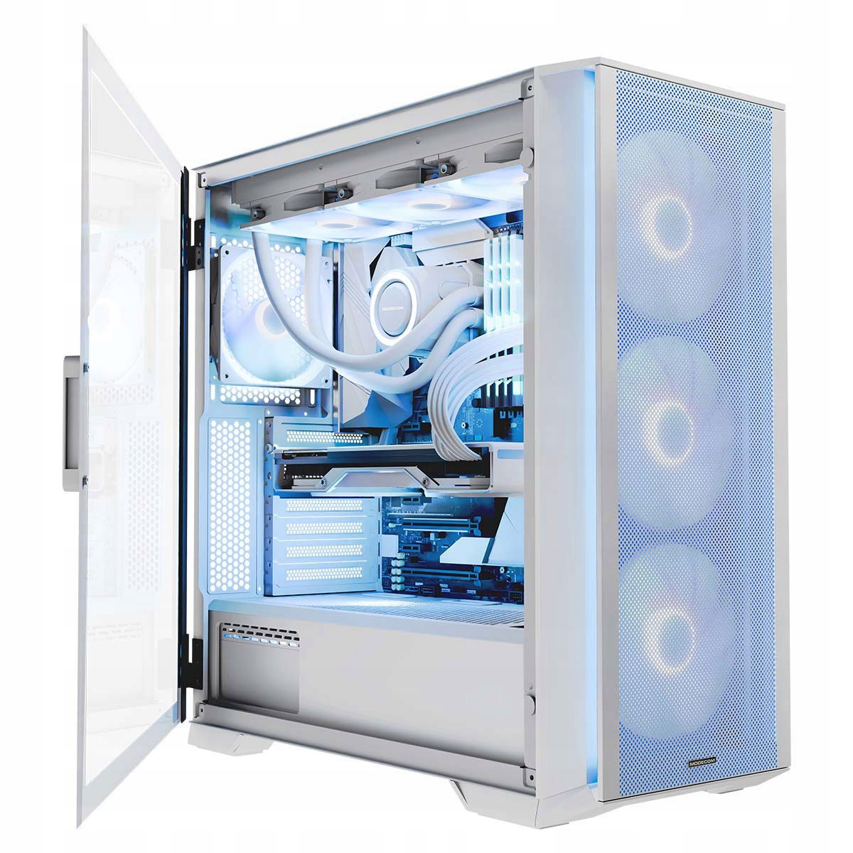 Modecom Horizon Argb Flow MIDI Herná počítačová skriňa biela E-atx