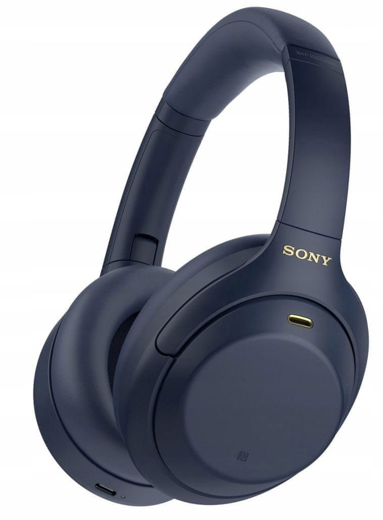 Modré Slúchadlá Na Uši Sony WH-1000XM4L