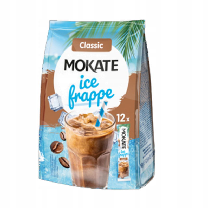 Mokate Ice Frappe Classic 3v1 Kávový nápoj 12x12,5 g