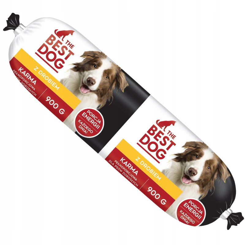 Mokré krmivo pre psa s hydinou The Best Dog 900 g Sokolov Veľká tyčinka