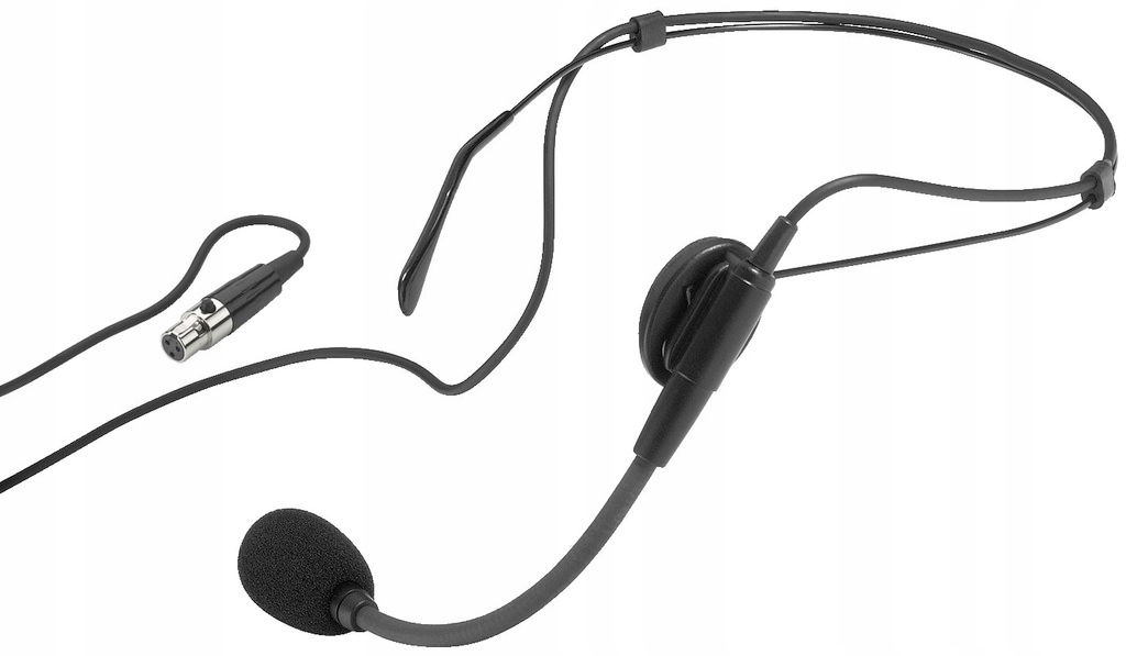 Monacor HSE-80 – elektretový náhlavný mikrofón
