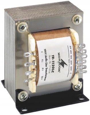 Monacor TR-1120LC – trasformátor 100V audio
