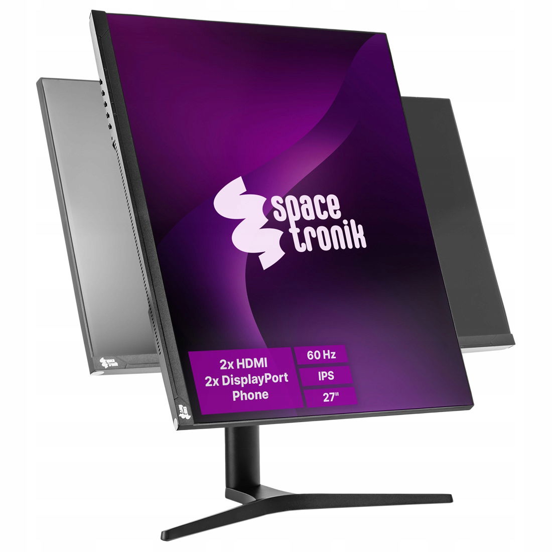 Monitor 27" 4K Ipsn 60Hz FreeSync Hdr Vesa 75x75 16:9 Spacetronik