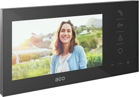 Monitor Aco GLASS-PRO-7 Bk 7 palcov Familio Como