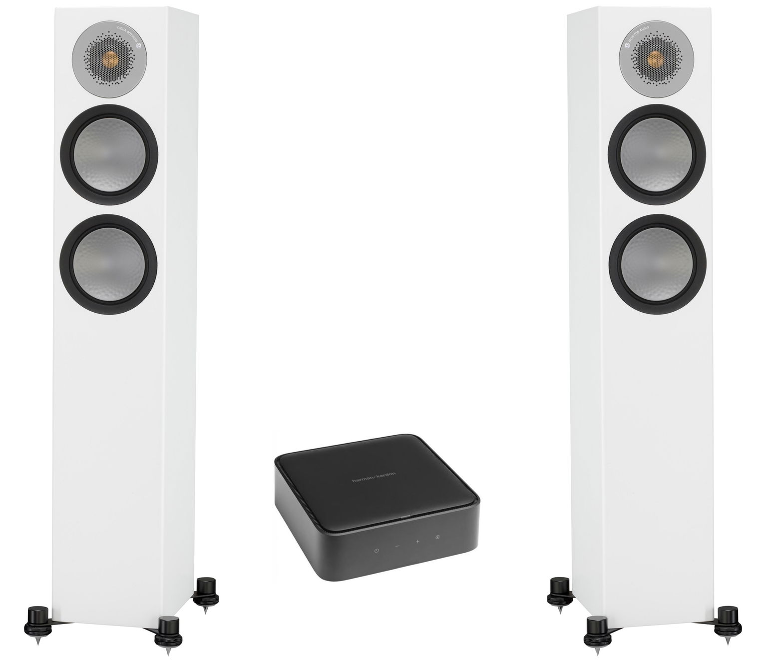 Monitor Audio Silver 200 Satin White Harman Kardon Citation Amp Senzačný