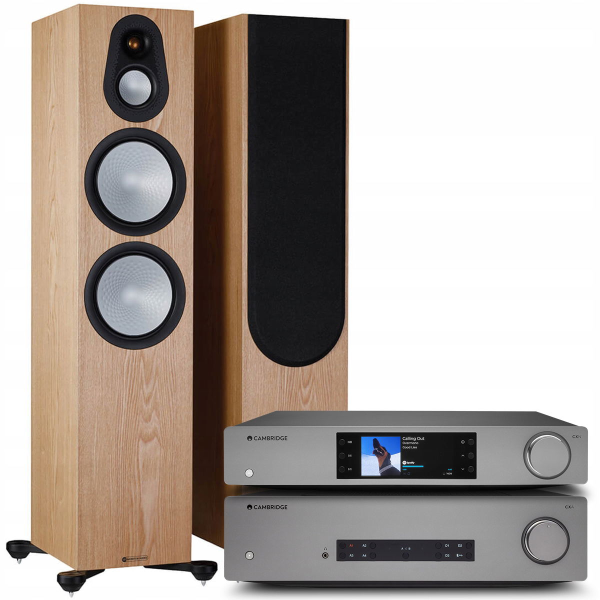 Monitor Audio Silver 500 7G Cambridge Audio CXA81 Mk II CXN100 Mqa