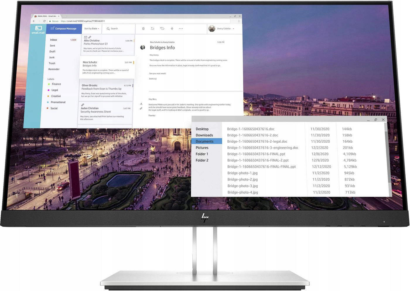 Monitor Hp E23 G4 23" Ips Fhd