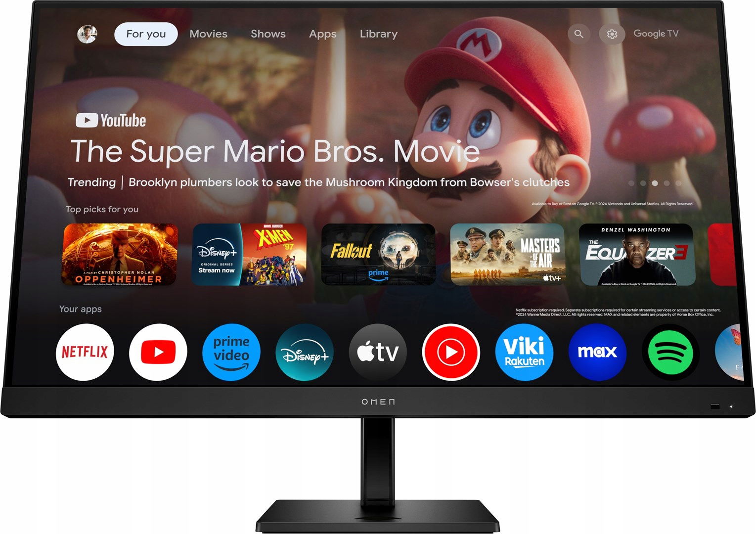 Monitor Hp Led, Uhd 31,5" Omen 32x (99Z68E9) 144 Hz