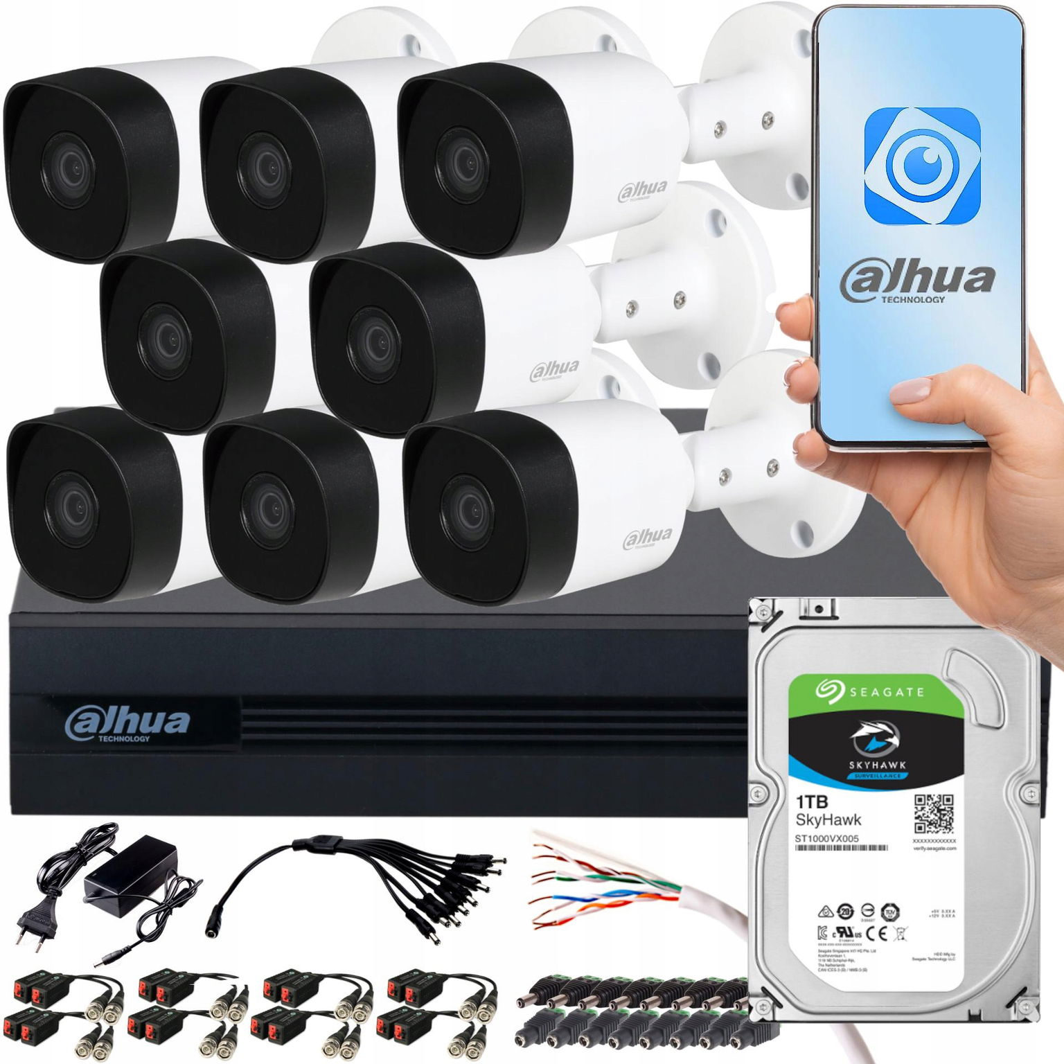 Monitorovací Set Dahua Cooper Xvr 1TB Fullhd