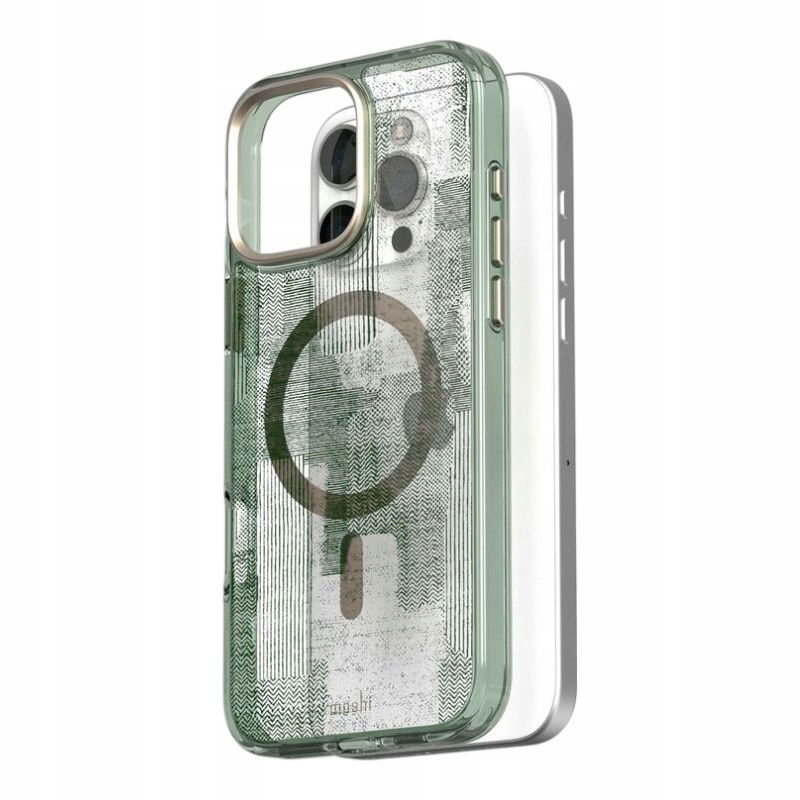 Moshi iGlaze MagSafe – puzdro na iPhone 16 Pro Max (Sunlit Green)