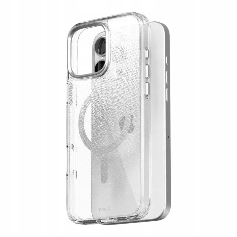 Moshi iGlaze MagSafe – puzdro na iPhone 16 Pro (Mist White)