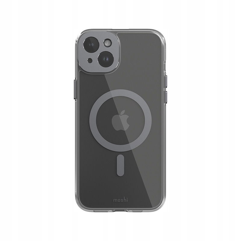 Moshi iGlaze MagSafe – puzdro pre iPhone 15 Plus (Meteorite Gray)