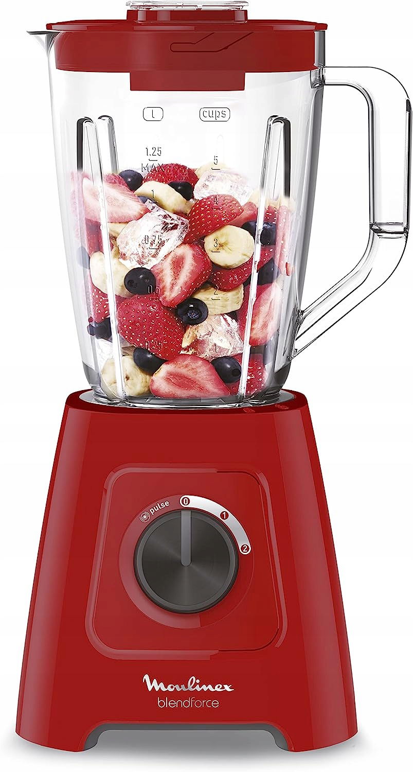 Moulinex 420510 600W Stolný mixér červený