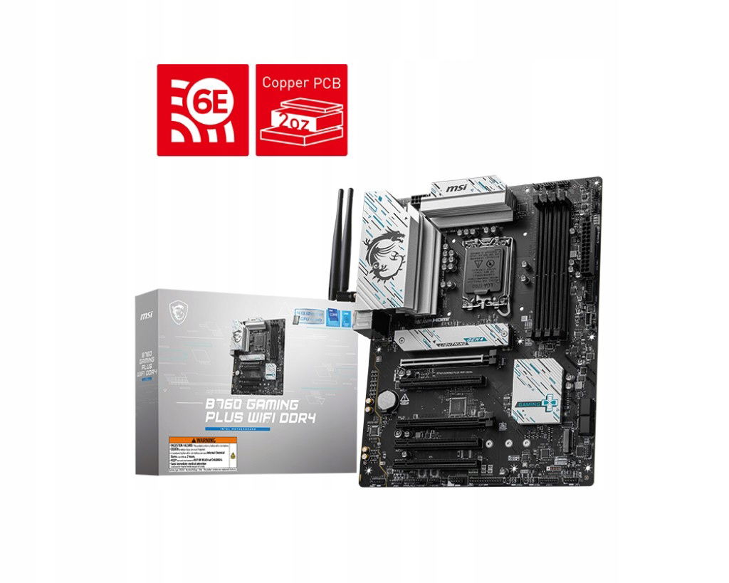 Msi B760 Gaming Plus Wifi LGA1700 DDR4 Atx Základná doska