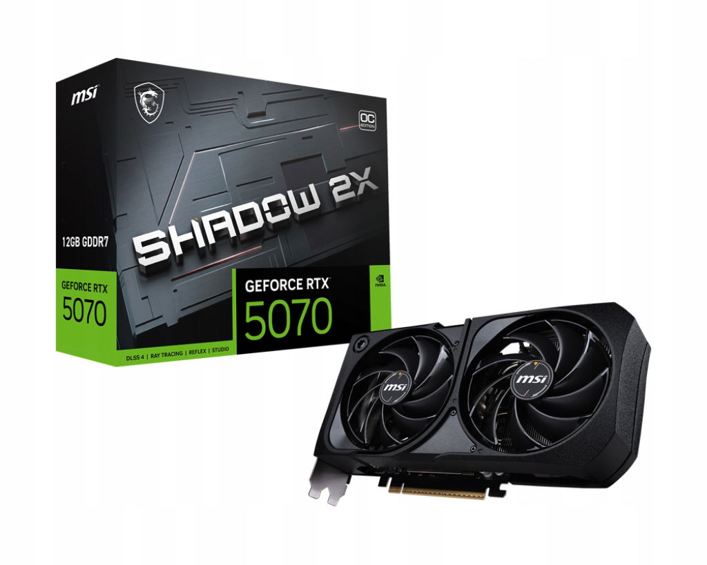Msi GeForce Rtx 5070 12G Shadow 2X Oc Nvidia 12 Gb GeForce Rtx 5070