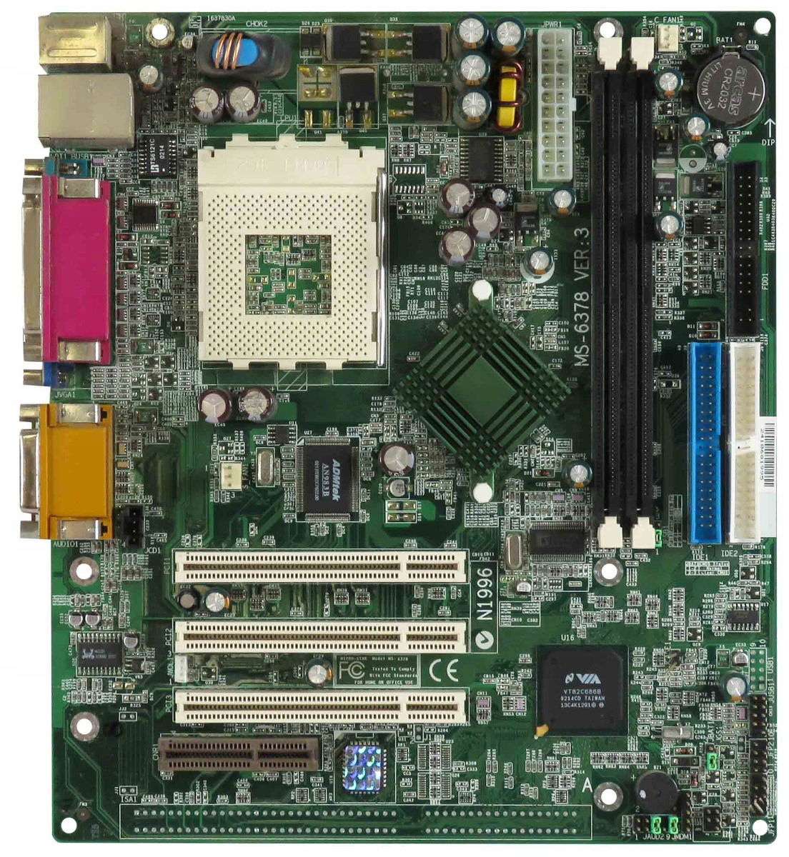 Msi MS-6378 Socket 462 Sdram Pci Cnr Ide Fdd