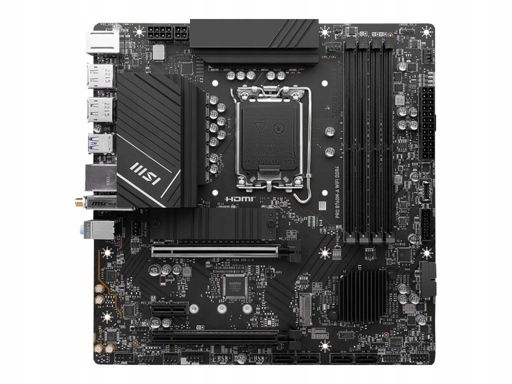 Msi Pro B760M-A Wifi DDR4 Processor family Intel Processor socket Lga