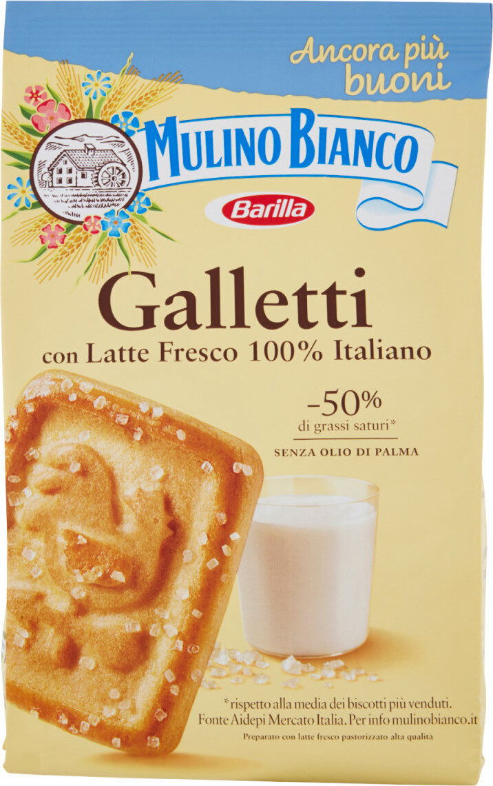 Mulino Bianco Galletti 350 g Krehké talianske sušienky