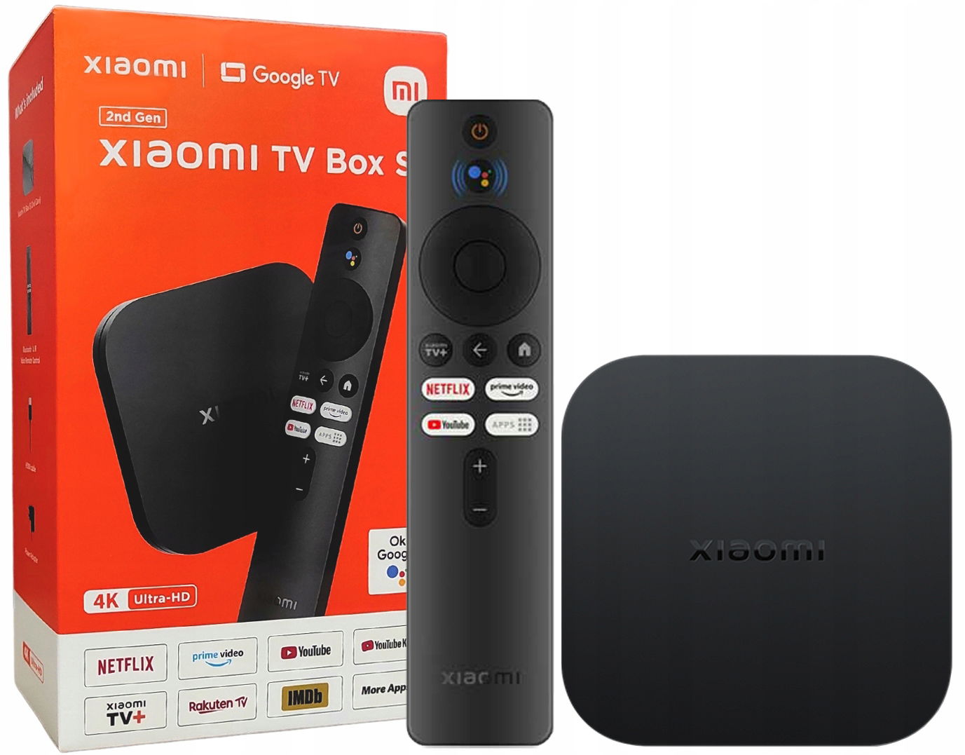 Multimediálny Prehrávač Xiaomi MI Box S 8GB Smart 2 Generácia Nový Set