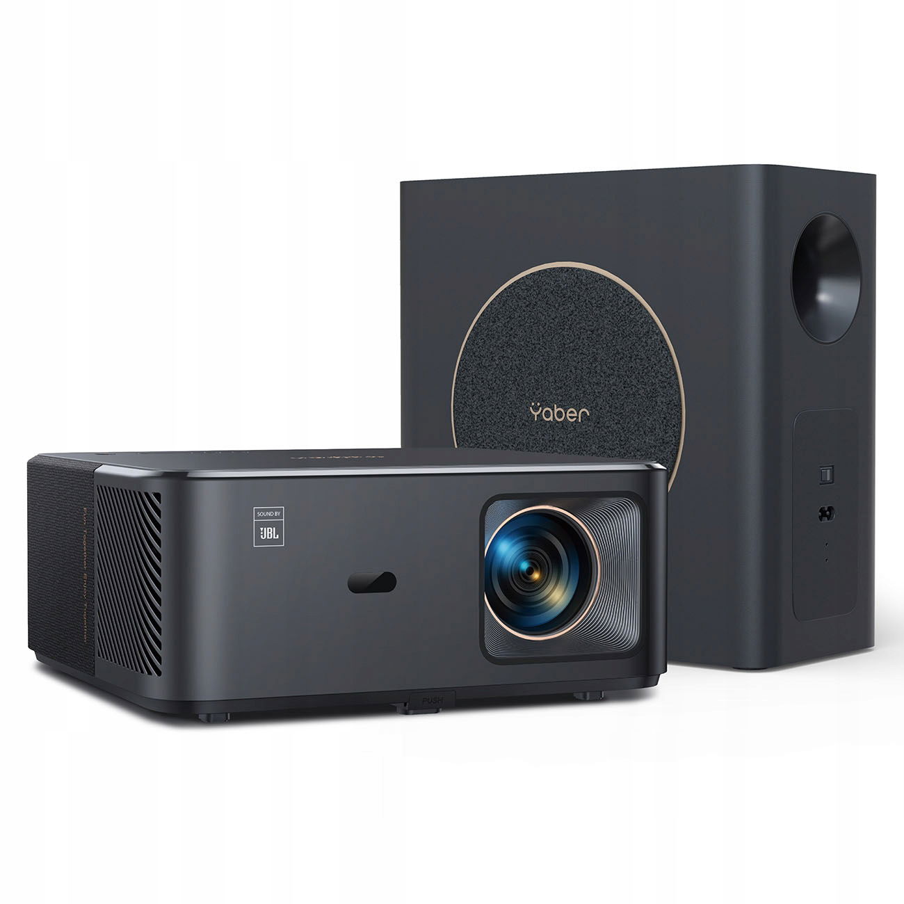 Multimediálny projektor FullHD 1080p LCD s reproduktormi Jbl a subwooferom WiF