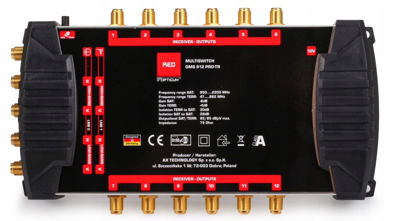 Multiprepínač 9 12 Opticum Oms 9/12 Pro-tr