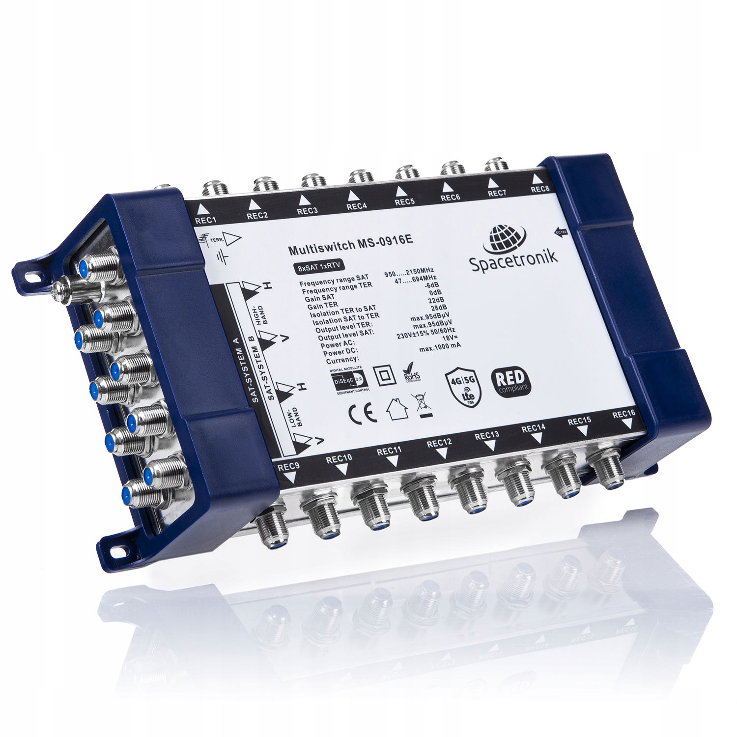 Multiprepínač 9/16 Spacetronik E- MS-0916E