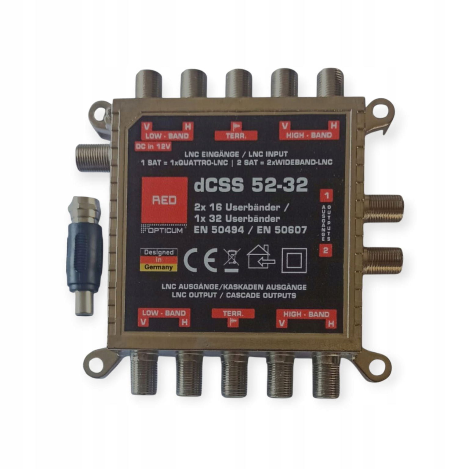 Multiprepínač dCSS 52-32 Unicable Opticum