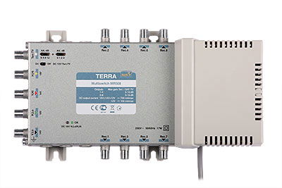 Multiprepínač MR-508 Terra 5-vstupový 8-výstupový