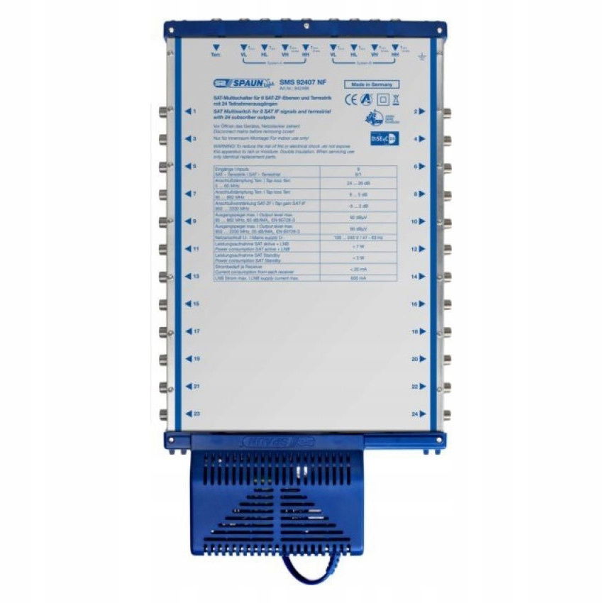 Multiprepínač Spaun 9/24 Sms 92407 Nf 9x24
