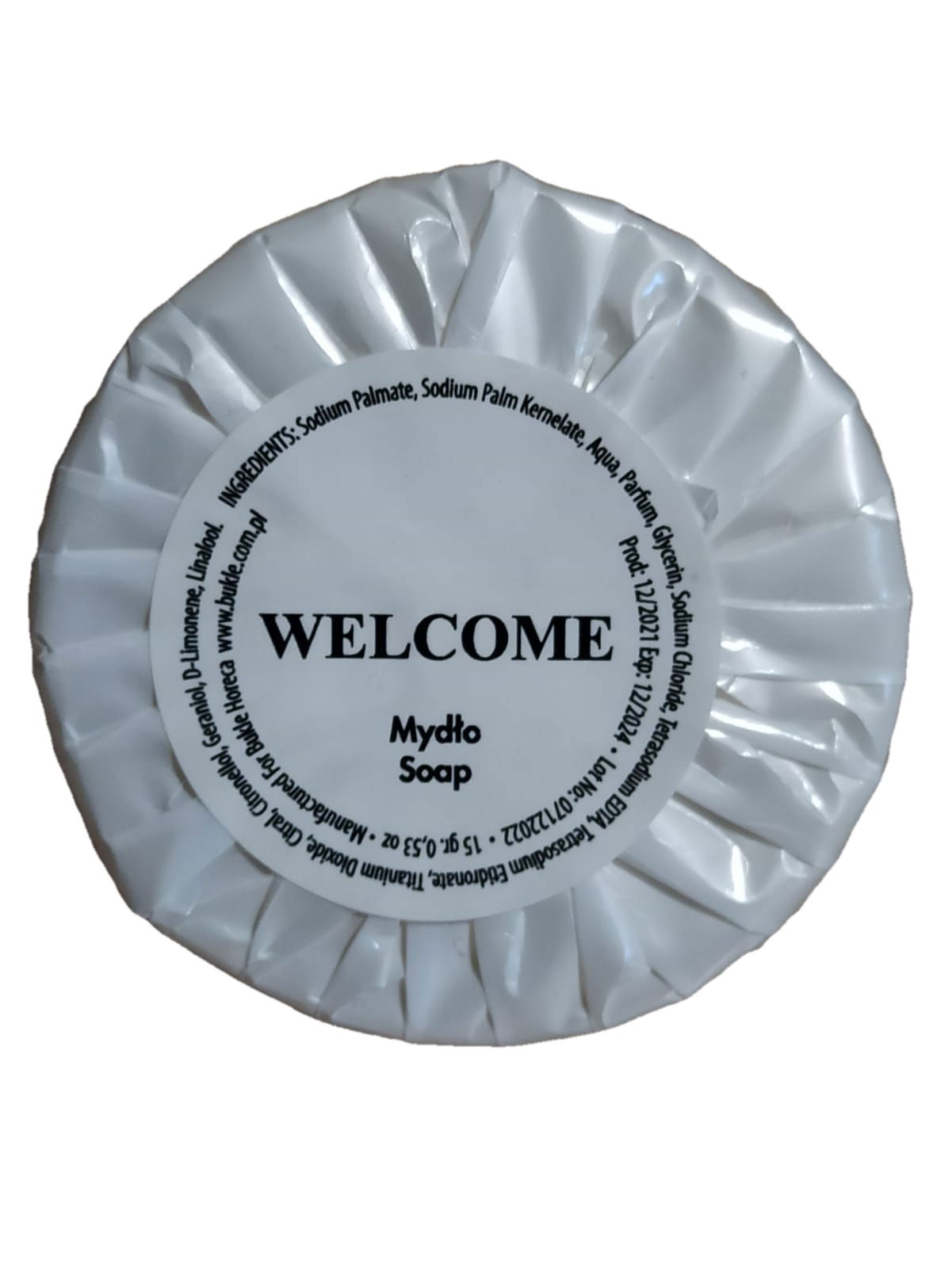 Mydlo WELCOME15g x300ks Kozmetika Hotel
