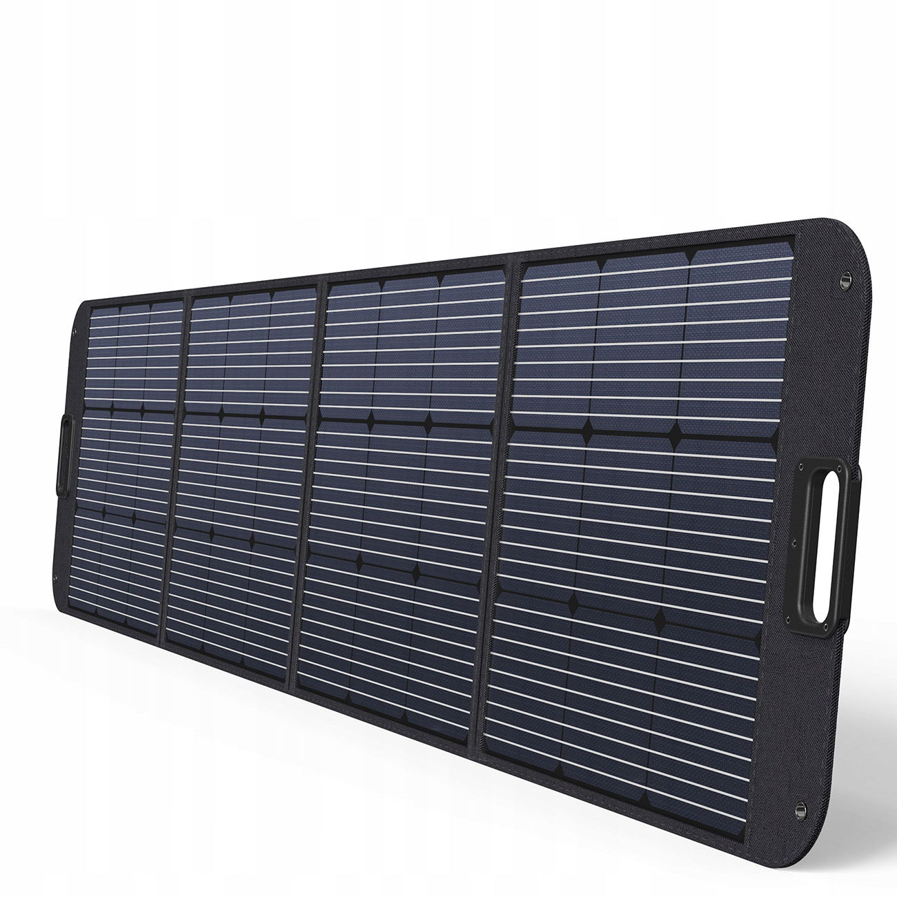 Nabíjačka 200 W s prenosným solárnym panelom, čierna