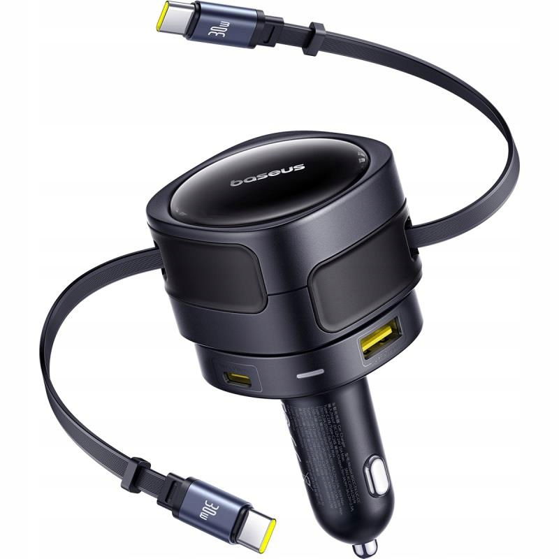 Nabíjačka do auta Baseus 90W 2xUSB-C 2xUSB-A 4 zariadenia