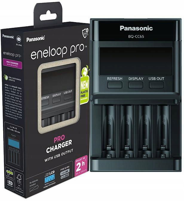 Nabíjačka Panasonic Eneloop BQ-CC65 4 Aa, Aaa