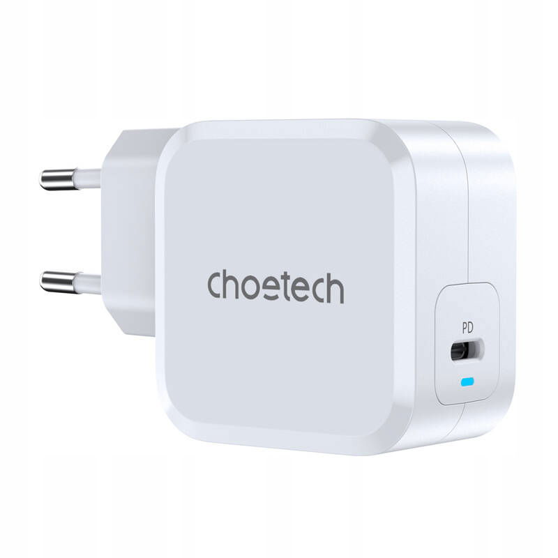 Nabíjačka PD8007 Usb-c PD45W Choetech Eu (biela)