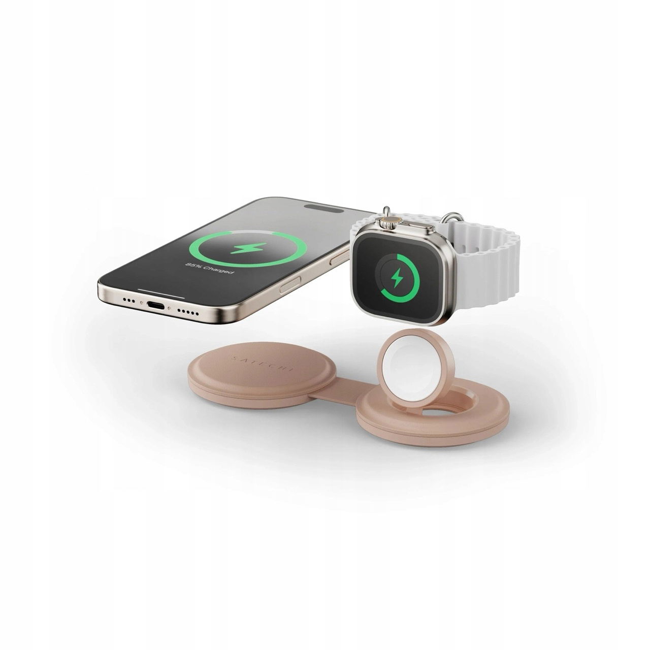Nabíjačka pre iPhone Apple Watch Cestovná Magsafe Satechi OntheGo