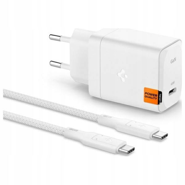 Nabíjačka Spigen GAN-651 65W Usb-c ArcStation Pro s káblom Usb-c, biela