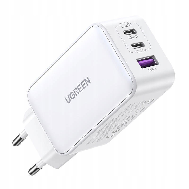 Nabíjačka Ugreen Nexode 65W GaN 2xUSB-C Usb-a Rýchle nabíjanie